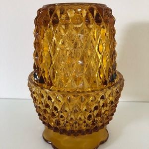 Vintage glass fairy lamp